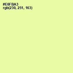 #E6FBA3 - Tidal Color Image
