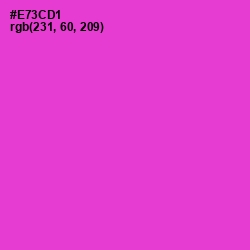 #E73CD1 - Razzle Dazzle Rose Color Image