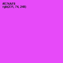 #E74AF8 - Pink Flamingo Color Image