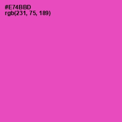 #E74BBD - Brilliant Rose Color Image