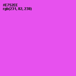 #E752EE - Pink Flamingo Color Image