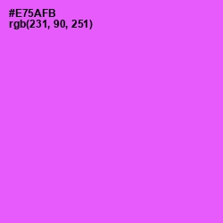 #E75AFB - Heliotrope Color Image