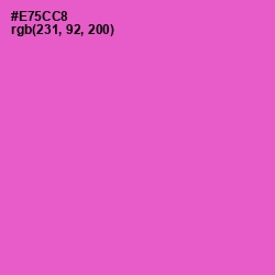 #E75CC8 - Orchid Color Image