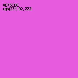 #E75CDE - Orchid Color Image