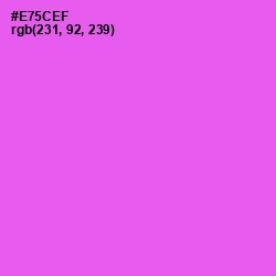 #E75CEF - Heliotrope Color Image