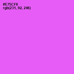 #E75CF6 - Heliotrope Color Image