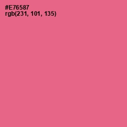 #E76587 - Froly Color Image