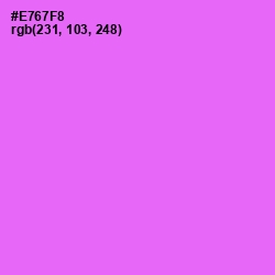 #E767F8 - Pink Flamingo Color Image