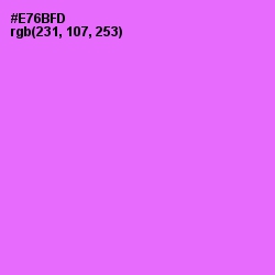 #E76BFD - Blush Pink Color Image