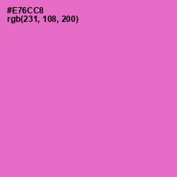 #E76CC8 - Orchid Color Image