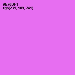 #E76DF1 - Blush Pink Color Image