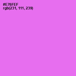 #E76FEF - Blush Pink Color Image