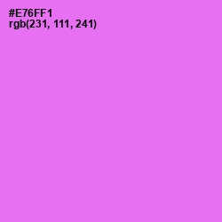 #E76FF1 - Blush Pink Color Image