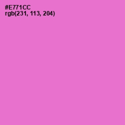 #E771CC - Orchid Color Image