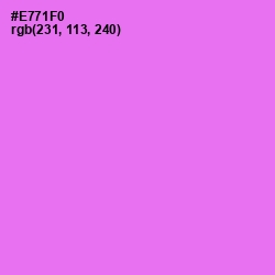 #E771F0 - Blush Pink Color Image