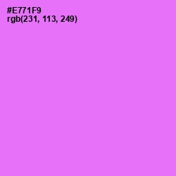 #E771F9 - Blush Pink Color Image