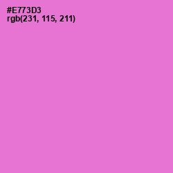 #E773D3 - Orchid Color Image