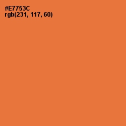 #E7753C - Crusta Color Image
