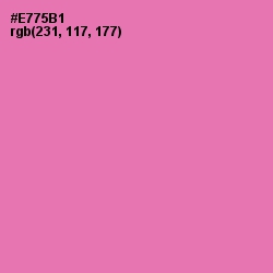 #E775B1 - Persian Pink Color Image