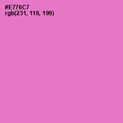 #E776C7 - Orchid Color Image