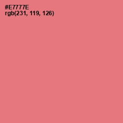 #E7777E - Sunglo Color Image