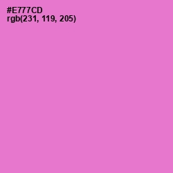 #E777CD - Orchid Color Image