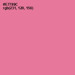 #E7789C - Deep Blush Color Image