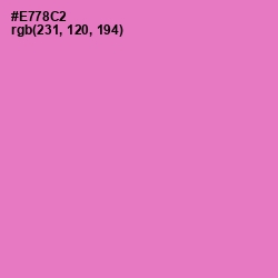 #E778C2 - Orchid Color Image