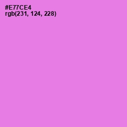 #E77CE4 - Blush Pink Color Image