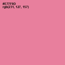 #E77F9D - Deep Blush Color Image