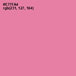 #E77FA4 - Persian Pink Color Image