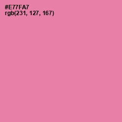 #E77FA7 - Persian Pink Color Image