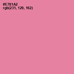 #E781A2 - Carissma Color Image