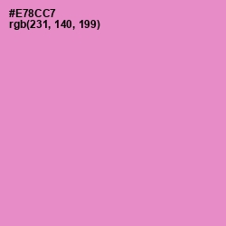 #E78CC7 - Shocking Color Image