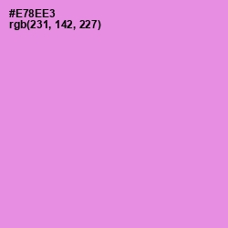 #E78EE3 - Lavender Magenta Color Image