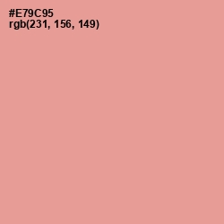 #E79C95 - Sea Pink Color Image