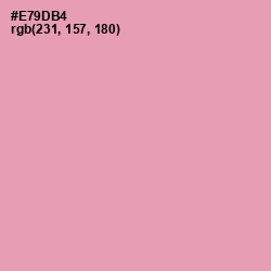 #E79DB4 - Wewak Color Image