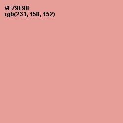 #E79E98 - Sea Pink Color Image