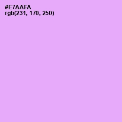 #E7AAFA - Mauve Color Image
