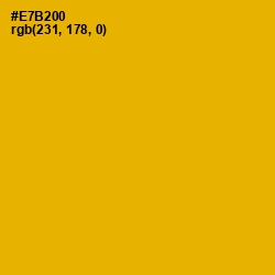#E7B200 - Corn Color Image