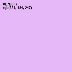 #E7B8F7 - Mauve Color Image