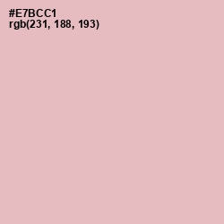 #E7BCC1 - Illusion Color Image