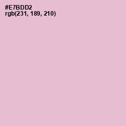 #E7BDD2 - Cupid Color Image