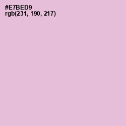 #E7BED9 - Cupid Color Image