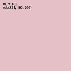 #E7C1C8 - Pink Flare Color Image