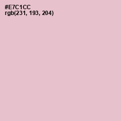 #E7C1CC - Pink Flare Color Image