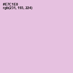 #E7C1E0 - French Lilac Color Image