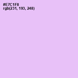 #E7C1F8 - French Lilac Color Image