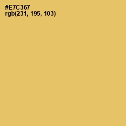 #E7C367 - Rob Roy Color Image