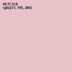 #E7C3C8 - Pink Flare Color Image